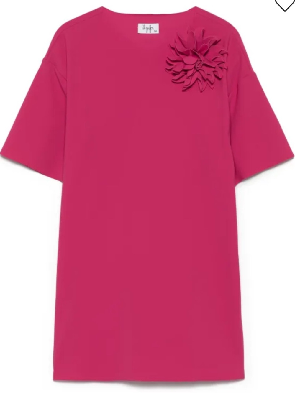 Il Gufo floral appliqué dress